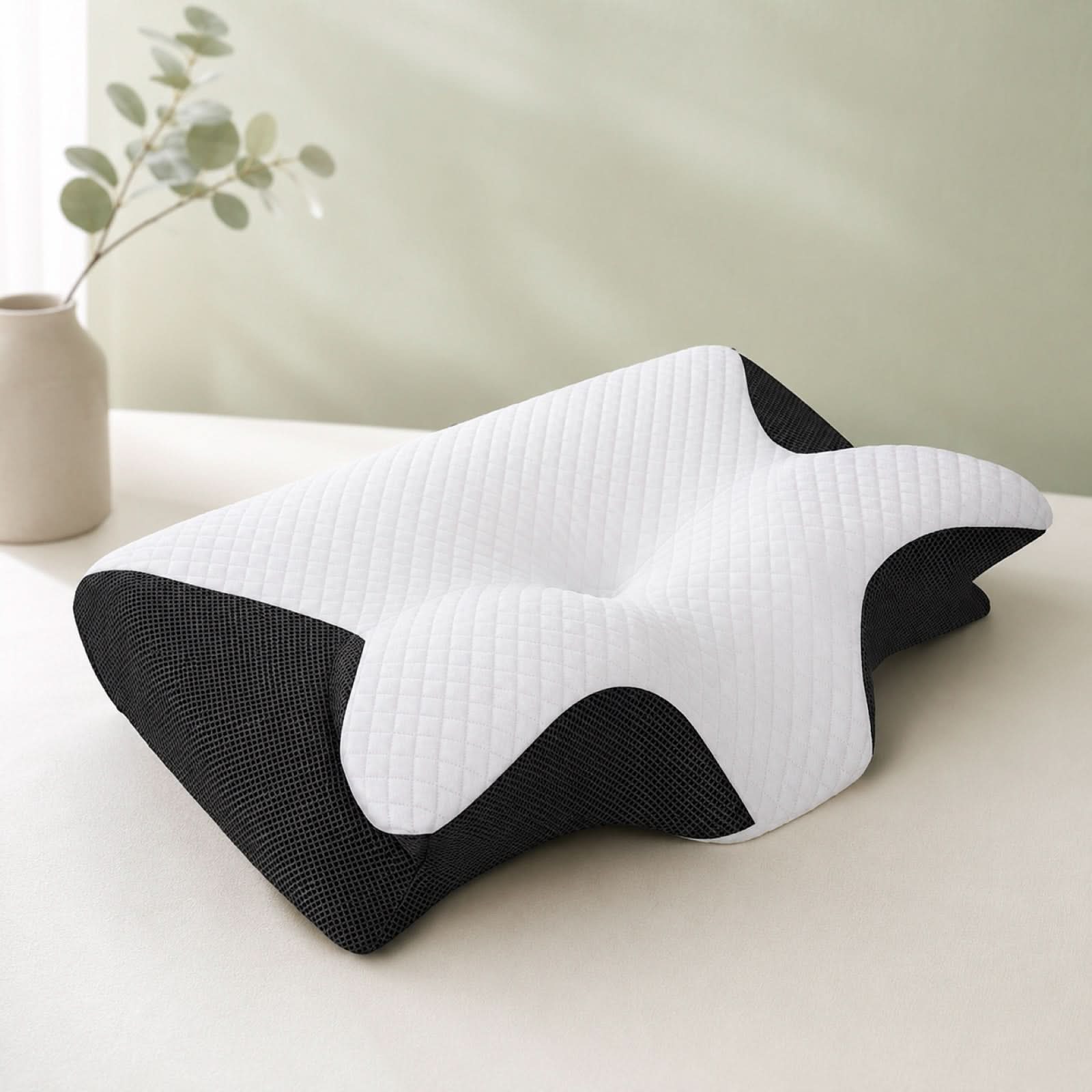 Ergonomisches Kissen, Studioaufnahme